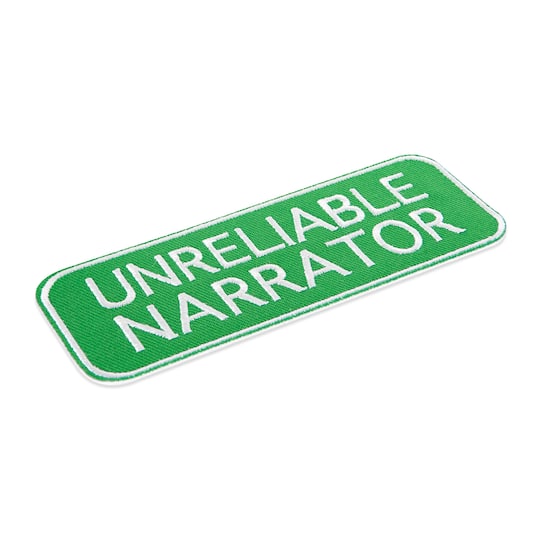 Summer Unreliable Narrator Iron-On & Adhesive Embroidered Patch by Make Market®